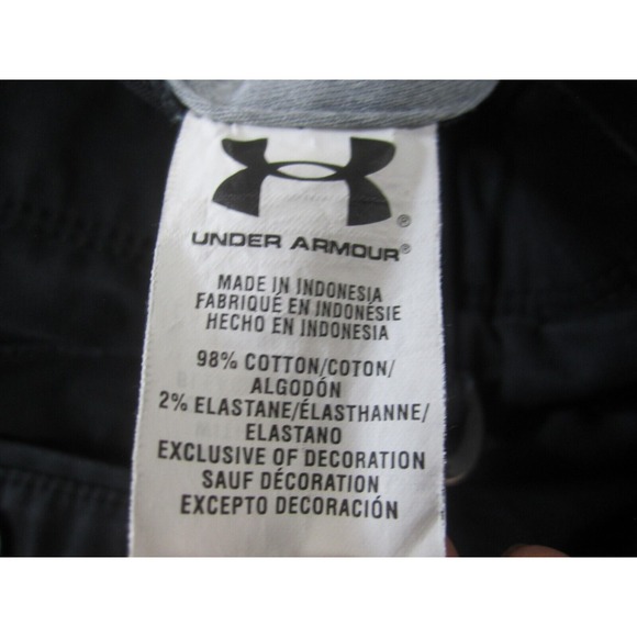 Under Armour Pants Mens 30 Black Chino Comfort Flex Straight Leg‎ 30x32 (Actual) - Picture 5 of 8